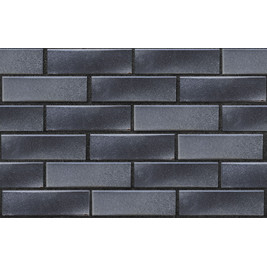 Клинкер фасадный черно-серебристый 