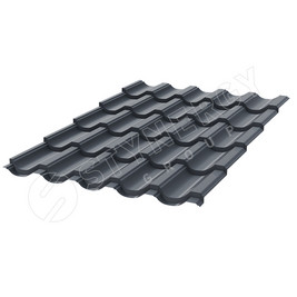 Металлочерепица Garda CORUNDUM50® RAL 7024 0.50