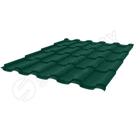 Металлочерепица Stella CORUNDUM50® матовый RAL 6005 0.50