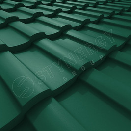 Металлочерепица Stella CORUNDUM50® матовый RAL 6005 0.50