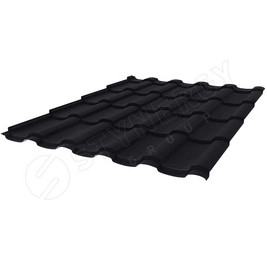 Металлочерепица Stella PURRUS® матовый RAL 9005 0.50