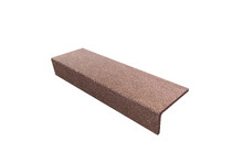 Ступень, рисунок «Дерево», противоскользящая, коричневый, 1210х380х190