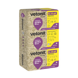 Утеплитель Vetonit (ISOVER) Шумка-50х610х1000 (6,1м2, 0,305м3)