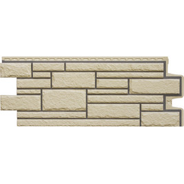 Фасадная панель Grand Line Камелот Премиум/Design бежевый со швом RAL 7006