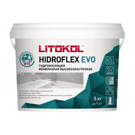 Гидроизоляция готовая полимерная (мастика)  LITOKOL HIDROFLEX 17кг