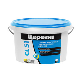Гидроизоляция эластичная полимерная (мастика) ЦЕРЕЗИТ CL 51 15 кг