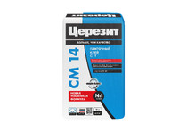 Клей для керамогранита и плитки ЦЕРЕЗИТ СМ14 С2 Т 25кг (48под)