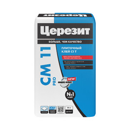 Клей для керамогранита и плитки ЦЕРЕЗИТ СМ11 PRO С1 Т 25кг (48под)