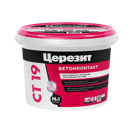 Грунт адгезионный бетоноконтакт ЦЕРЕЗИТ CT19 5кг