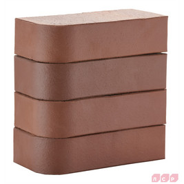 Кирпич лицевой полнотелый Коричневый R-60 радиусный М-400 F-50_Б (256шт/под)