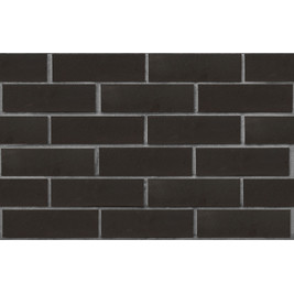 Клинкер фасадный чёрный матовый 