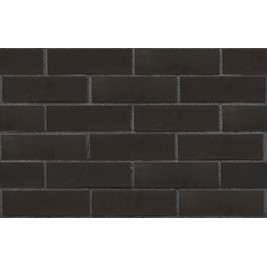 Клинкер фасадный чёрный матовый 