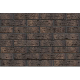 Кирпич керамический лицевой одинарный М-175 Графитовый рустик с посыпкой (ЛСР) 480шт/под