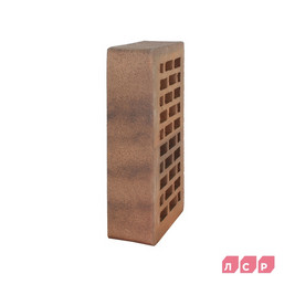 Кирпич керамический лицевой одинарный М-175 Ореховый флэш гладкий (ЛСР) 480шт/под