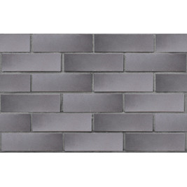 Клинкер фасадный серый с серебром 