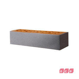 Клинкер фасадный серый с серебром 