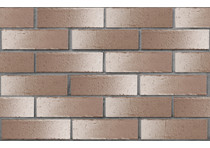 Клинкер фасадный коричневый с белым 