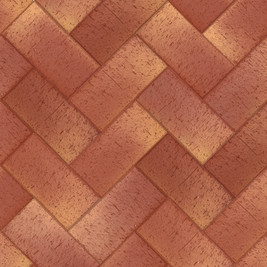 Брусчатка тёмно-красная 