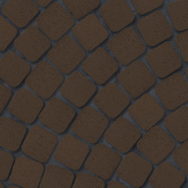 Брусчатка коричневая 