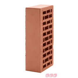 Кирпич керамический лицевой одинарный М-175 Темно-красный гладкий (ЛСР) 420шт/под (7560шт/маш)