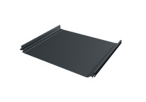 Кликфальц Pro Grand Line 0,5 Стальной бархат с пленкой на замках RAL 7016 антрацитово-серый