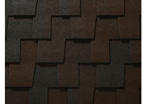 Гибкая черепица Ruflex Vista Тёмный Шоколад 3 м2/упак