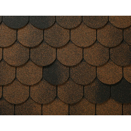 Гибкая черепица Ruflex Ornami Медный отлив 3 м2/упак