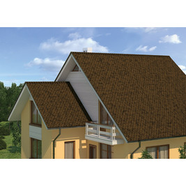 Гибкая черепица Ruflex Ornami Медный отлив 3 м2/упак