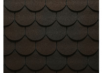 Гибкая черепица Ruflex Ornami Тёмный шоколад 3 м2/упак
