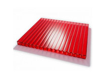 Поликарбонат сотовый красный 4мм*2100*12000 Казанский