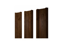 Штакетник М-обр. 2м (Printech Naive) темное дерево