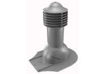 Труба вентиляционная для мягкой кровли при монтаже утепленная Viotto 150 H=650 мм RAL 7024