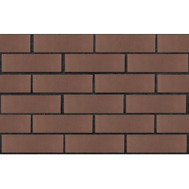 Кирпич керамический лицевой одинарный М-175 Темно-коричневый гладкий (ЛСР) 420шт/под (7560шт/маш)
