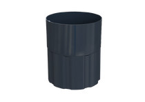 Муфта трубы, серый, RAL 7024, 125/90 SMARTLINE металл Стандарт