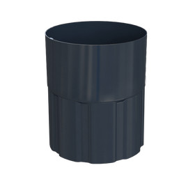 Муфта трубы, серый, RAL 7024, 125/90 SMARTLINE металл Стандарт
