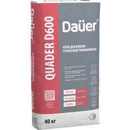 Клей для блоков  Dauer Quader Block D600 25 кг (48шт/под)