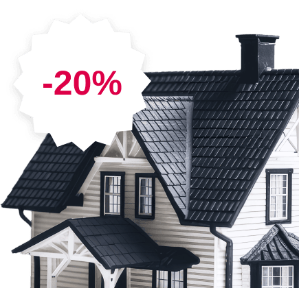 Скидка 20% на доборные элементы при покупке крыши или стен