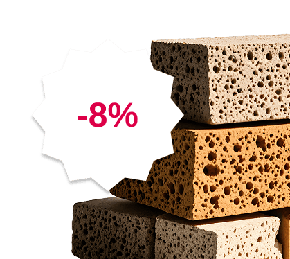 Акция «Зимний резерв» на керамические блоки Porotherm